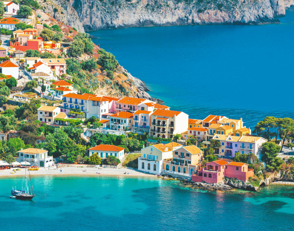 Dorf Assos Kefalonia Ionische Inseln